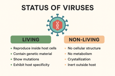 Viruses: The Mysterious Microbes Between Life and Non-Life